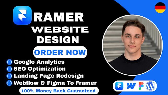 design a framer website for your startup, product or personal brand