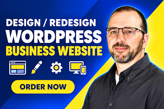 build a wordpress business website or wordpress website