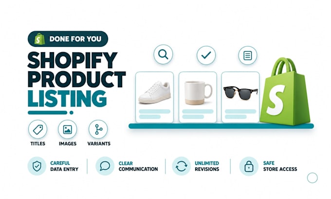 do shopify product listing and shopify product uploading