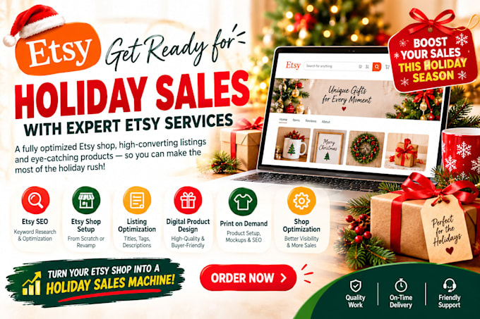 design etsy digital products shop setup etsy store etsy seo listings etsy store