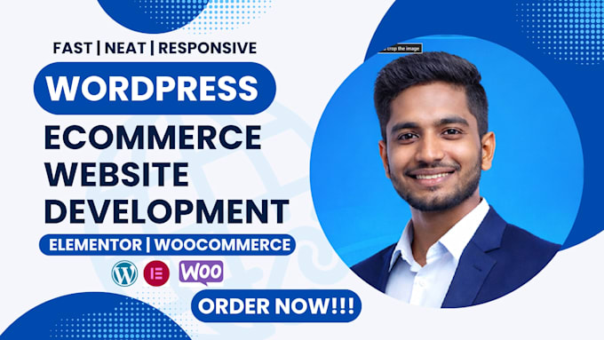build wordpress website, ecommerce website with woocommerce, elementor builder