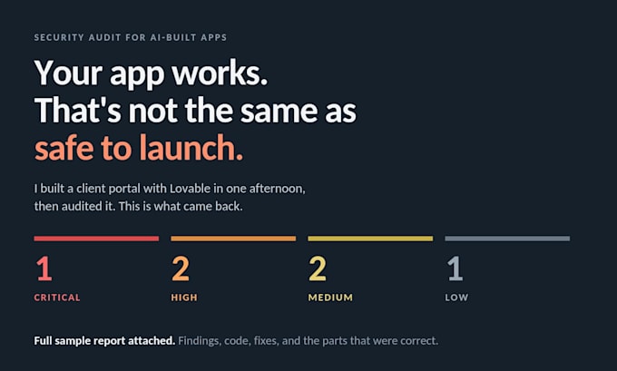 audit your lovable or supabase app for security flaws
