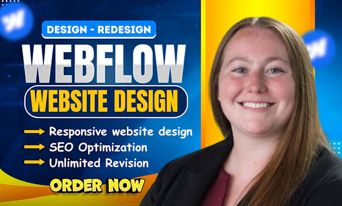do responsive webflow website design and figma to webflow, webflow development