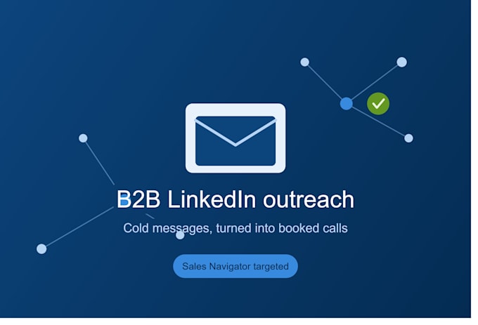 send cold messages on linkedin for b2b lead generation outreaching