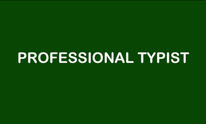 fast typing services, retype scanned documents, format ms word