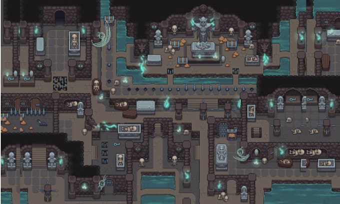 do pixel tileset animation sprite rpg tilemap game asset animation