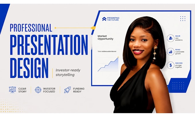 design or redesign professional business presentation slides