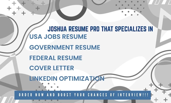 create a professional federal resume