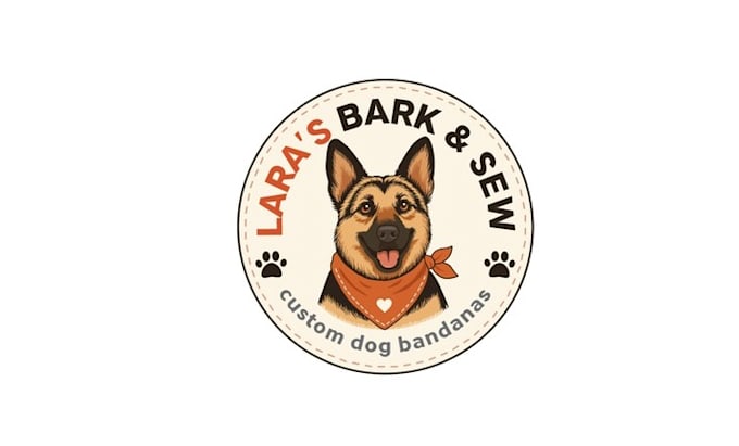 design friendly vibe dog owners logo
