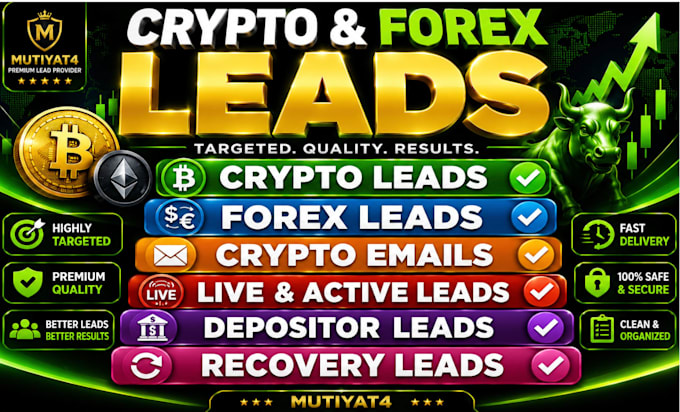 generate high quality crypto and forex leads