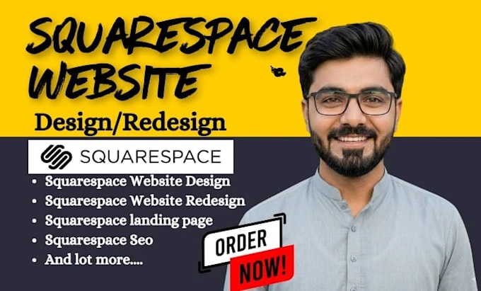 design, redesign, or fix your squarespace website