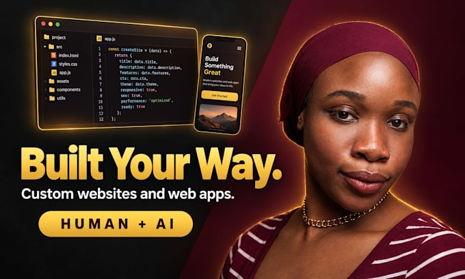 build a full stack website, saas web app or ai application