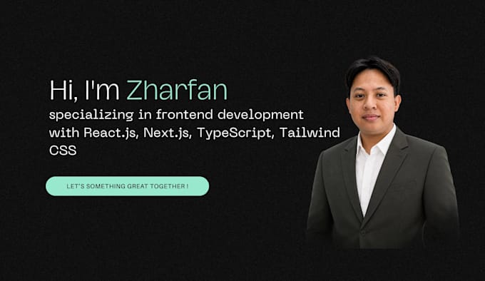 develop a modern react and next web application with typescript