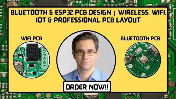 design bluetooth pcb, esp32 pcb, wireless pcb and pcb layout