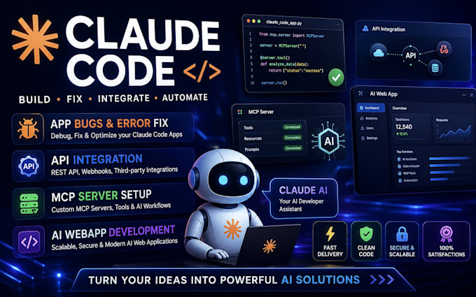 claude code app bugs error s api integration mcp sever ai webapp develop skills
