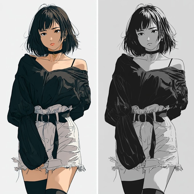draw anime and manga illustrations