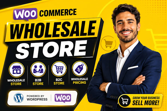 set up a woocommerce wholesale, b2b, b2c store