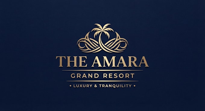design a luxurious and memorable resort logo