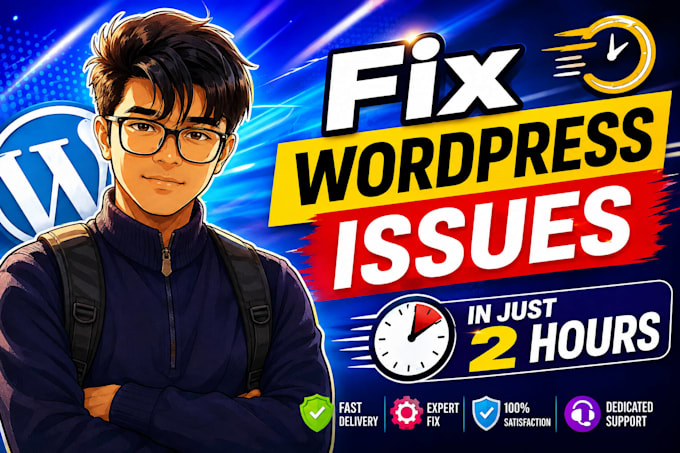fix wordpress critical error within 2 hours