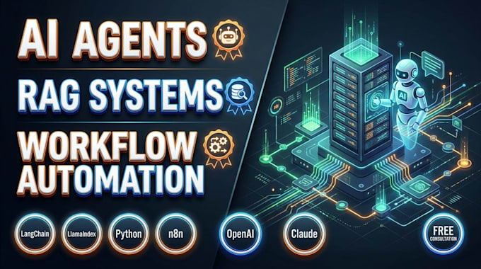develop ai agents, ai automation and rag chatbots