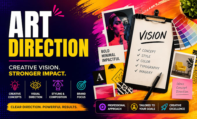 provide creative art direction for your brand and projects