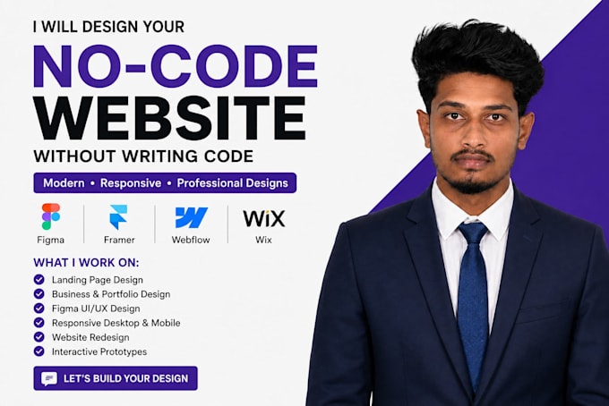 design a modern no code website