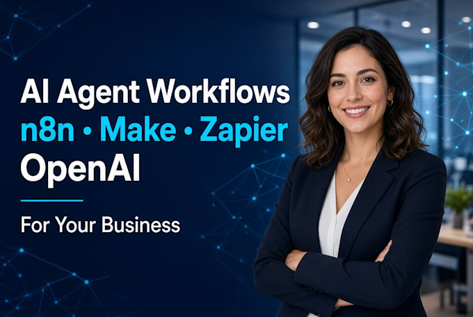 set up ai agent workflows with n8n make zapier and openai