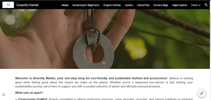 build amazon affiliate google sites landing page