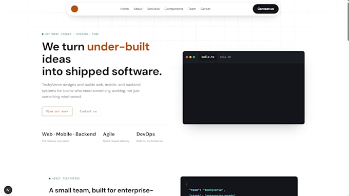 develop a custom business management software