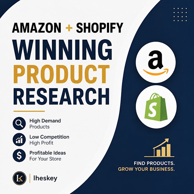 research winning products for amazon and shopify