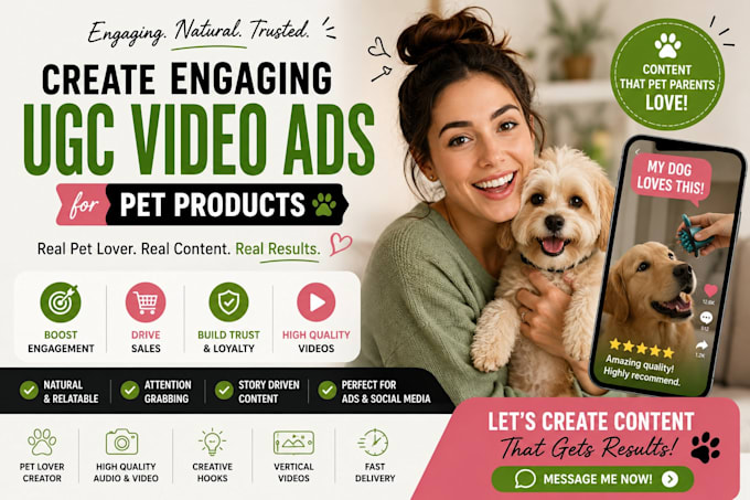create engaging ugc video ads for pet products