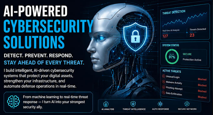 build ai powered cybersecurity system for penetration testing and threat detect