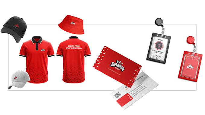 design brand identity and graphic design materials