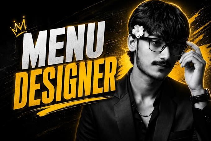 design a modern restaurant menu, food menu, cafe menu,