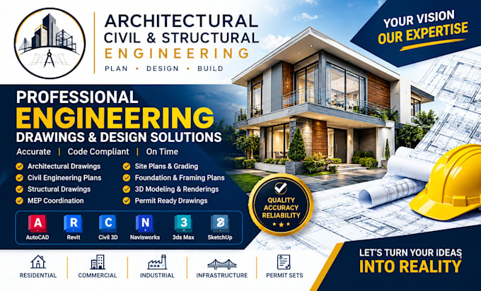 do civil structural engineer letter, drawings, and engineering stamp for permit