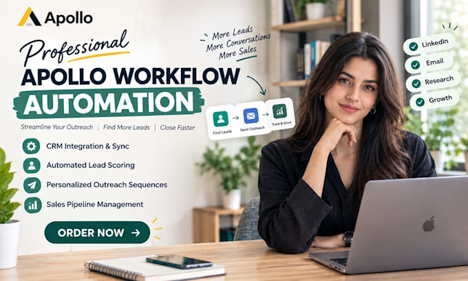 setup apollo io workflow automations