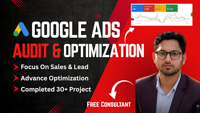 audit, optimize, and setup google ads PPC campaign, local service, SEM expert