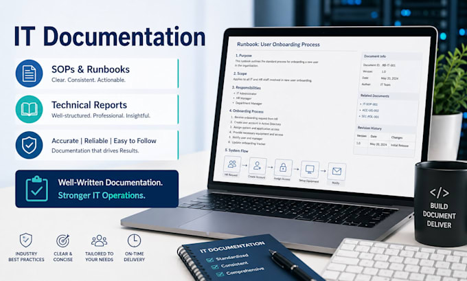 write clear IT documentation, sops and technical reports