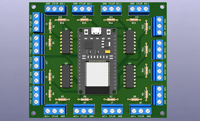 design esp32 pcb, iot hardware, circuit design, schematic, pcb layout and gerber