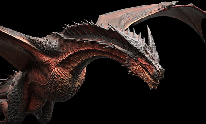do 3d creature monster animal dragon dinosaur pet model for game and animation