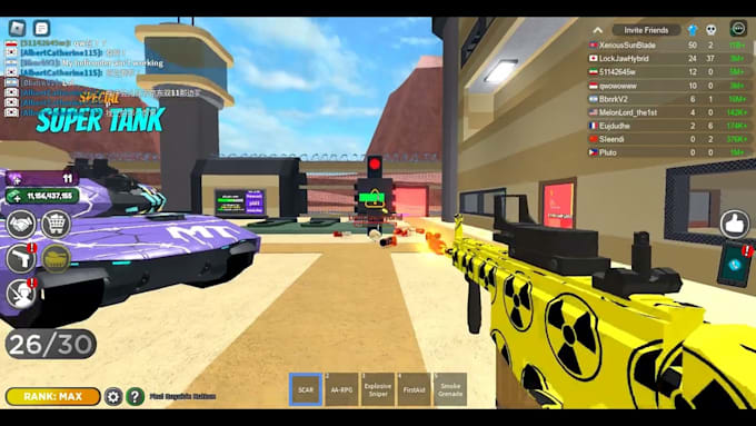 create high quality roblox game, roblox environment, roblox scripts