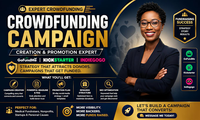 create a high converting crowdfunding and fundraising campaign