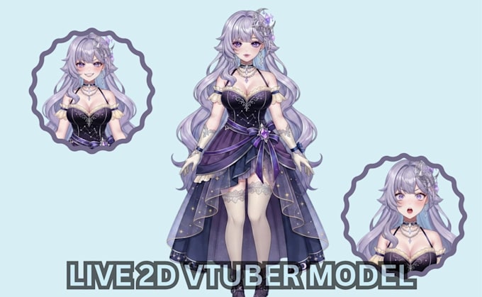 draw and rig live2d vtuber streaming avatar vtuber rigging for vtube studio