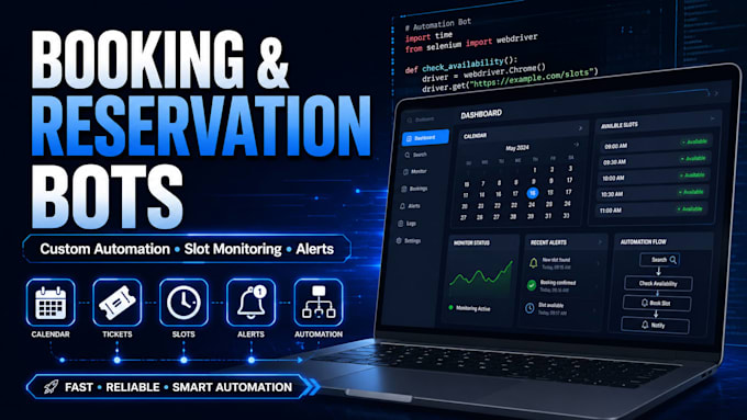 code reservation bot, stubhub bot, uk driving test bot, marco bot, driving slot