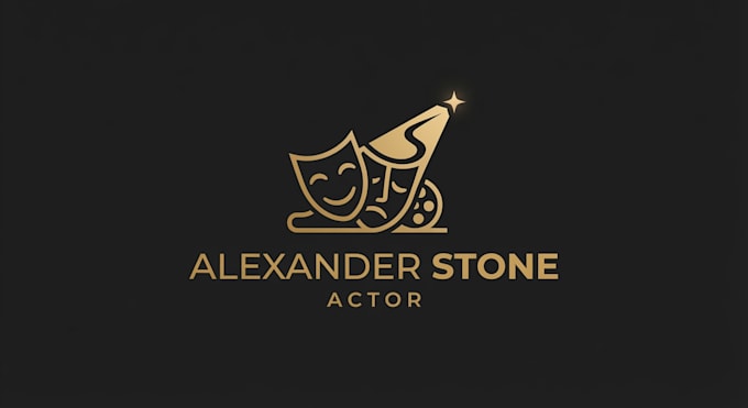 design a creative and professional actor logo