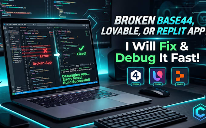 fix, debug, or repair your base44, lovable, or replit app using claude code