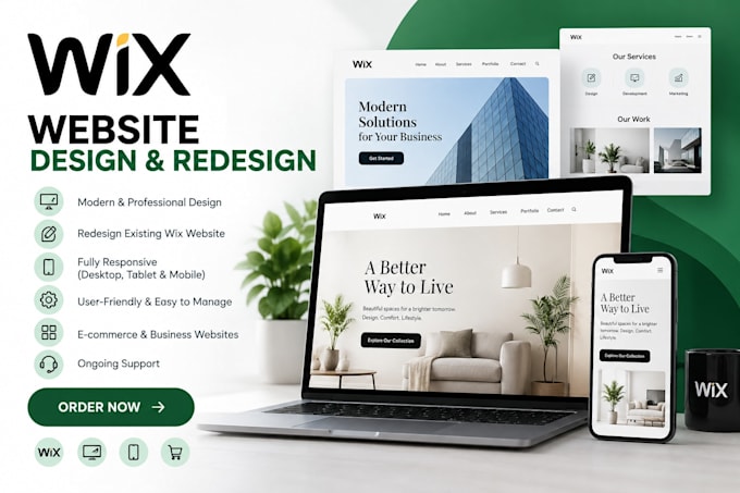 design wix website design redesign wix website wix studio website