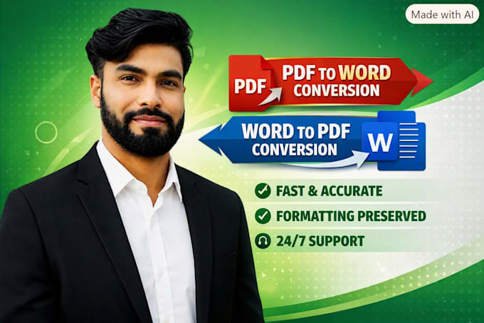 convert PDF to word and word to PDF with perfect formatting