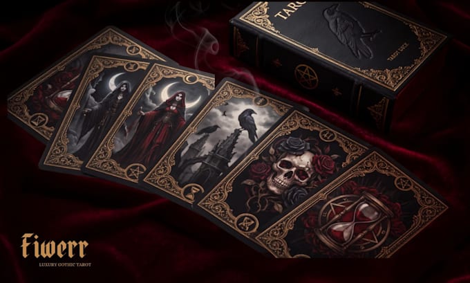 create beautiful tarot card illustrations for your deck