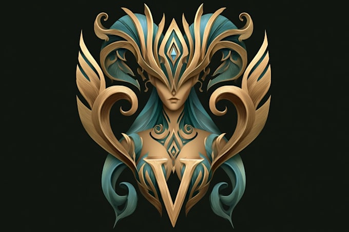 create logo designer anime, fantasy